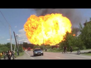 Взрыв на газовой заправке