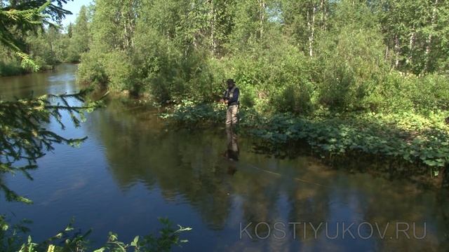 Рыбалка на севере. Хариус на нахлыст. смотреть онлайн