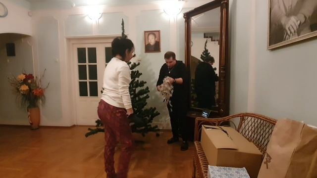 Шляпа на Ёлке 2020- 2021!! Загородная Ёлка ,дача!Ёлка в шляпе. Украина.Киев. смотреть онлайн