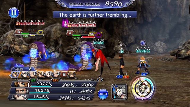 Lufenia: Lord Of Subsidence, Tidus LD Showcase DFFOO GL