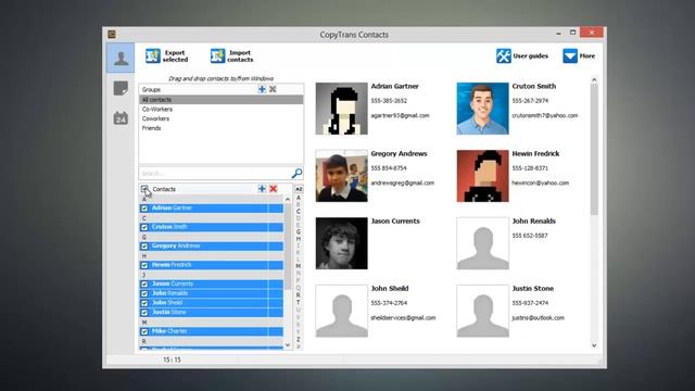 How to export iPhone contacts to Excel смотреть онлайн