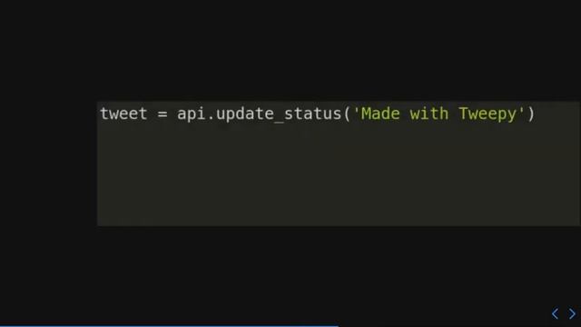 Tweepy: a Python Library for the Twitter API смотреть онлайн
