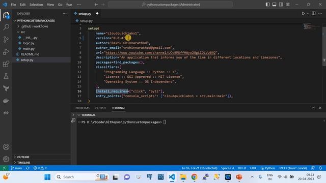 How to Create Build and Publish Custom Python Package Using GitHub Action on PyPI.org смотреть онлайн