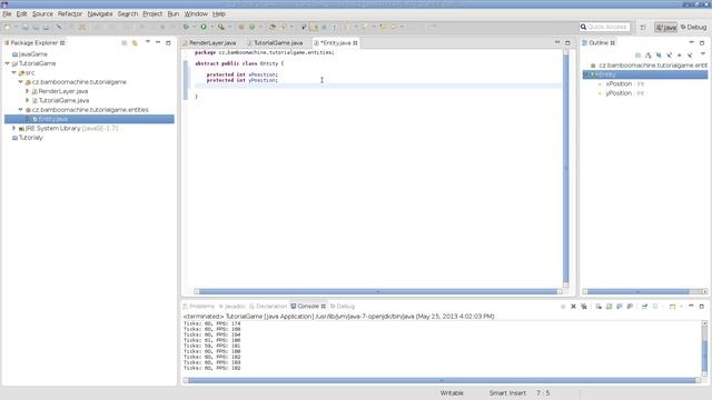 Java Game - Základní třída pro entity #5 смотреть онлайн