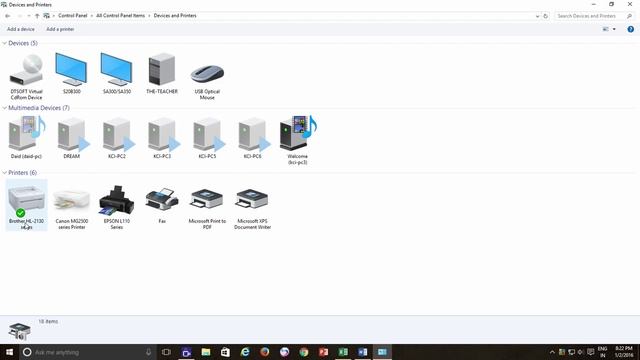 How to Set Default Printer on Windows 10 Tutorial смотреть онлайн