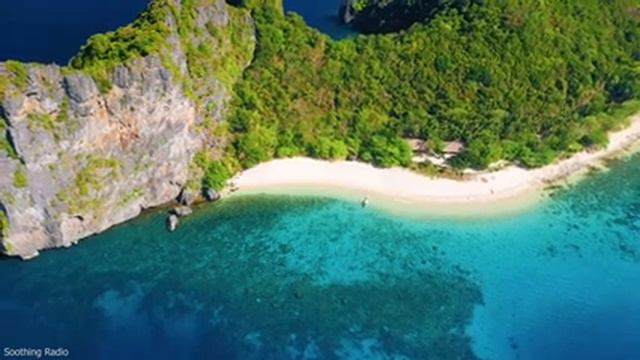 FLYING OVER OCEAN 4K UHD - Relaxing Music Along With Beautiful Nature Videos - 4K Video Ultra HD смотреть онлайн