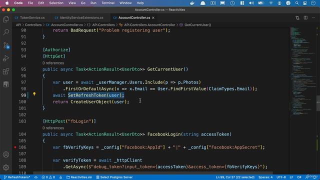 280 - Updating the account controller смотреть онлайн