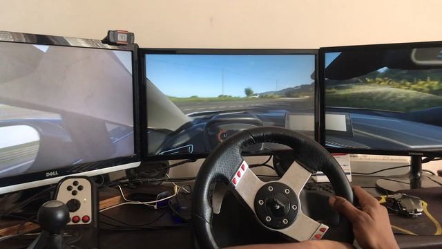 Forza Horizon 4 Gameplay | BMW i8 | Triple Monitor | Logitech g27 смотреть онлайн