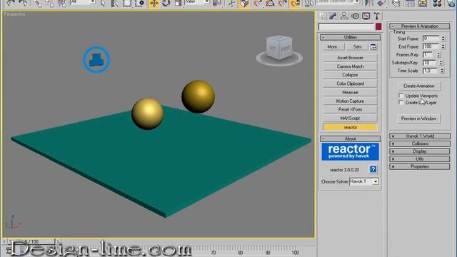 Уроки 3ds Max (просто СУПЕР!!) Reactor Твеpдые тела смотреть онлайн