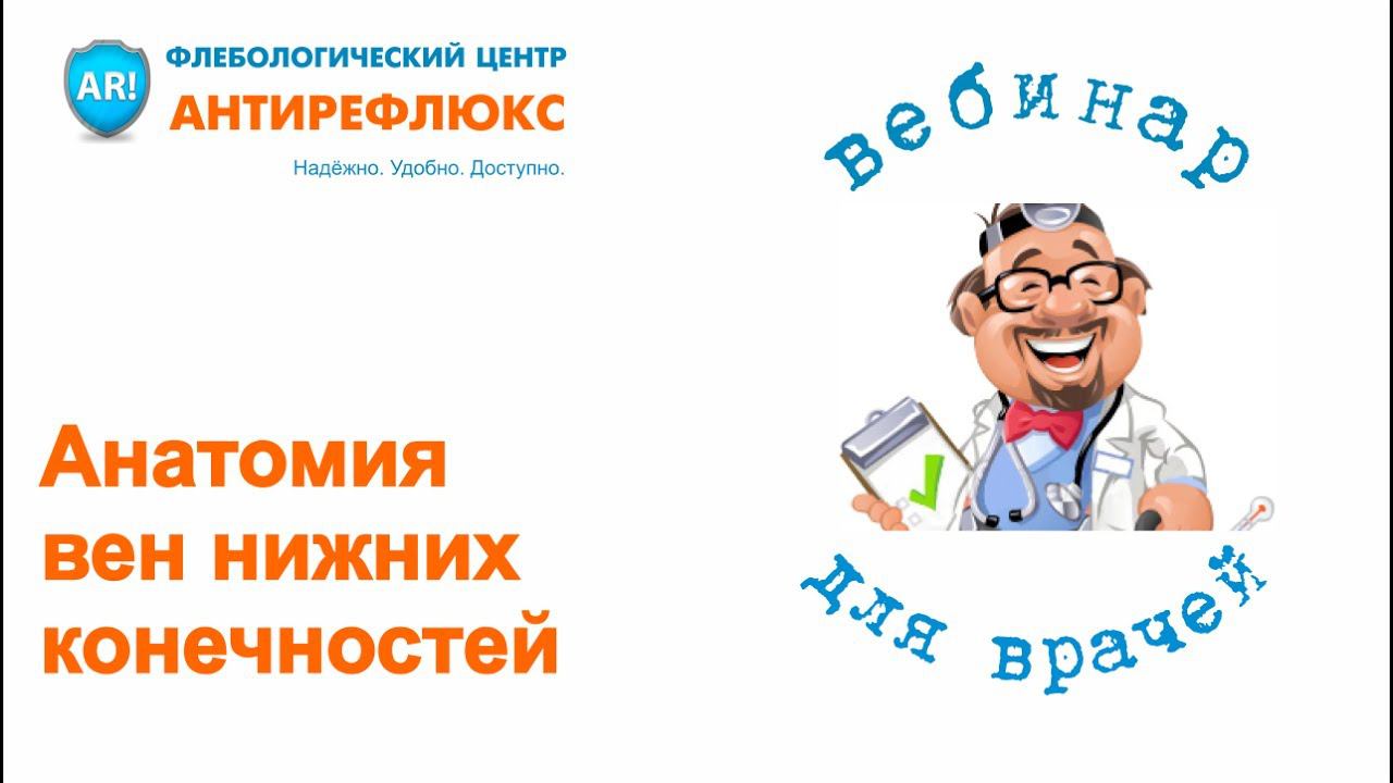 Вебинар Анатомия вен нижних конечностей смотреть онлайн