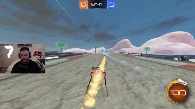 ROCKET LEAGUE GO KART RACING IS SO FUNNY! смотреть онлайн