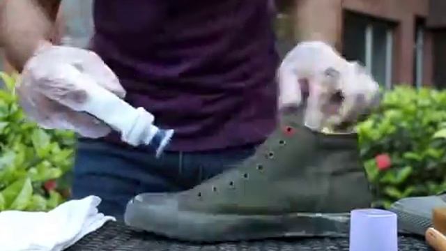 How to clean your Ed Hardy Canvas shoes by Shoe Mistri Shoe Renovator & Shoe Mistri Shoe Shampoo смотреть онлайн