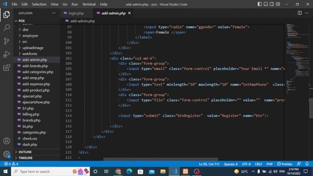 How to Add Edit or delete Admins in POS PHP HINDI/URDU смотреть онлайн