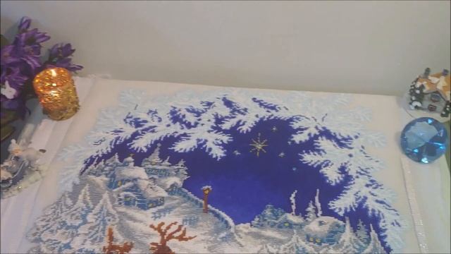 #138. ГОТОВАЯ ВЫШИВКА БИСЕРОМ "ЗИМНЯЯ СКАЗКА" ОТ КОЛДОВСТВО БИСЕРА смотреть онлайн