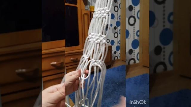 Как сплести ручки кресло гамак макраме (стропы) смотреть онлайн