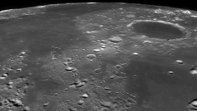 Moon's Montes Jura And Alps