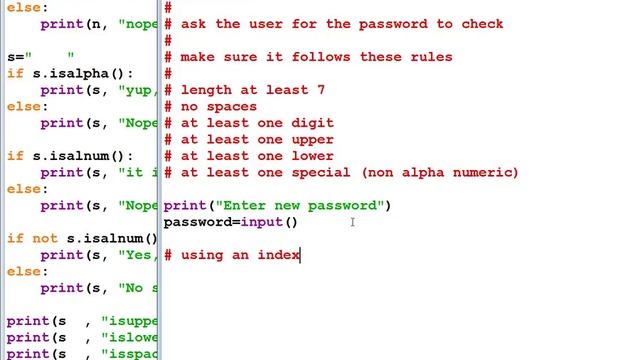 CIT1113-2071 Mar 29 2017 (string operations, password program) смотреть онлайн