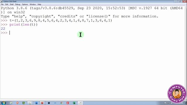 Tuple Functions in Python | Tuple Methods Len Count Min Max Sum Sort Index Delete practical example смотреть онлайн