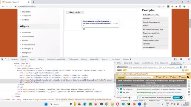 Resizing an element using Selenium Python (Selenium Python) смотреть онлайн