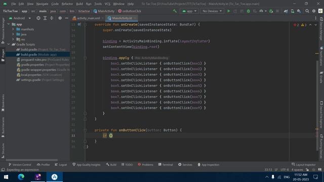 [Telugu] Part 3a onButtonClick() function | Create Tic Tac Toe Game in Kotlin using Android Studio смотреть онлайн