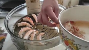 Креветки на аэрогриле