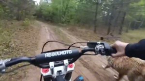 ПЕРВАЯ ОБКАТКА ПИТБАЙКА ДРУГА