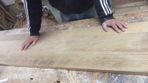 Столешница из массива дуба на стол своими руками.