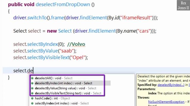 ✔ Deselect Values: How To Handle Drop Downs | (Video 85) смотреть онлайн