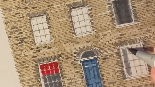Sketching windows with markers смотреть онлайн
