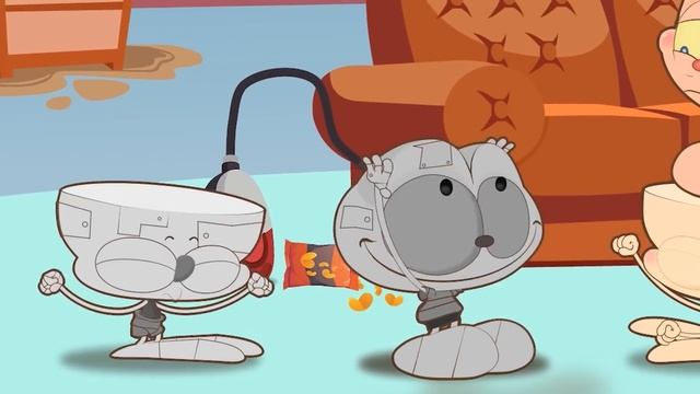 Mongo e Drongo ROBÔS em DIA DE FAXINA com RoboMongo e RoboDrongo - Desenho Animado смотреть онлайн