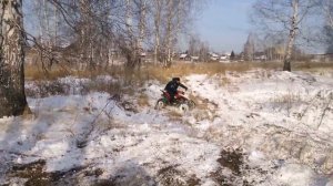 Квадроцикл IRBIS ATV250S первый снег