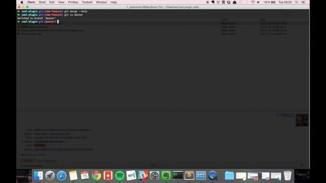 #17 git merge - Git for WordPress Developers смотреть онлайн