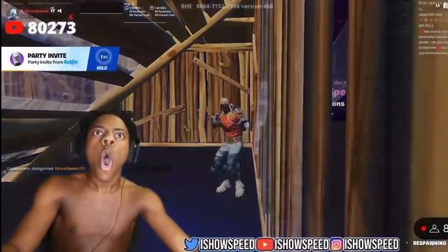 IShowSpeed Does Fortnite 1v1 With Troll Soundboard Guy? смотреть онлайн