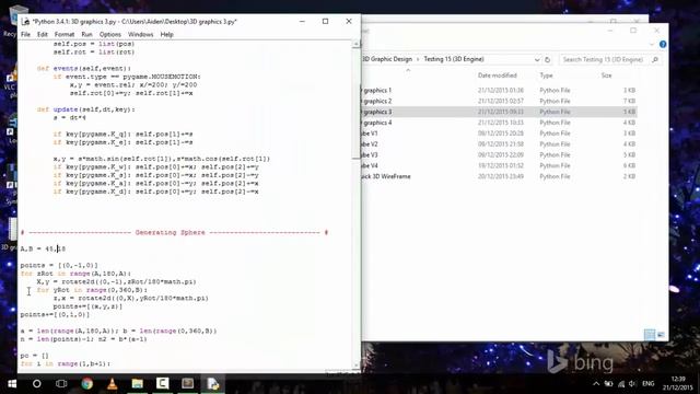 Python 3D Spheres смотреть онлайн