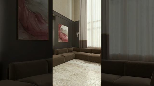 Уютная гостиная в подмосковном доме. смотреть онлайн