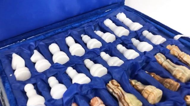 Шахматы. Натуральный камень - оникс смотреть онлайн