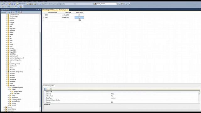 Database Design SQL Server MGMT GUI Tools смотреть онлайн