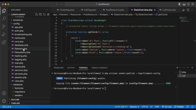 Laravel 10 & Filament - Custom Dashboard смотреть онлайн