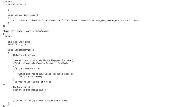 Generating parallel random numbers in a thread-safe way and using them in computations... смотреть онлайн