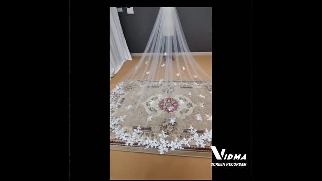 Фата свадебная длинная цвета слоновой кости, 3,5 м смотреть онлайн