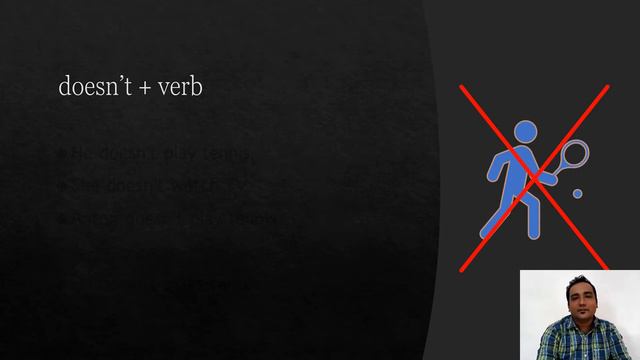 Present Simple don't and doesn't смотреть онлайн