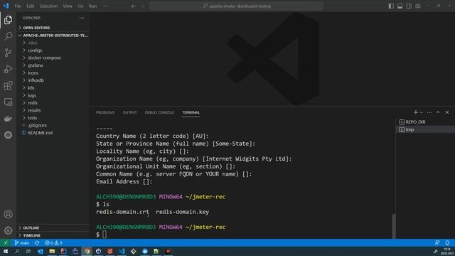 3. SSL certificate for Redis and keystore for JMeter смотреть онлайн