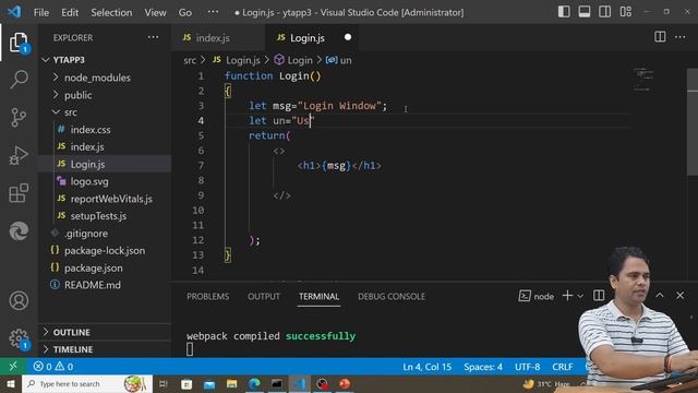 #52| JSX: JavaScript and XML| React Tutorial | Full Stack Development using MERN смотреть онлайн