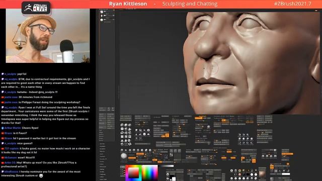 New Streamer! Stylized Characters with Ryan Kittleson - ZBrush 2021.7 смотреть онлайн