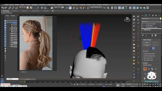 Tutorial 3d Realistic Hair