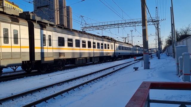 "Большая Волга" - Электропоезд ЭД4М-0473 сообщением Москва-Большая Волга. смотреть онлайн