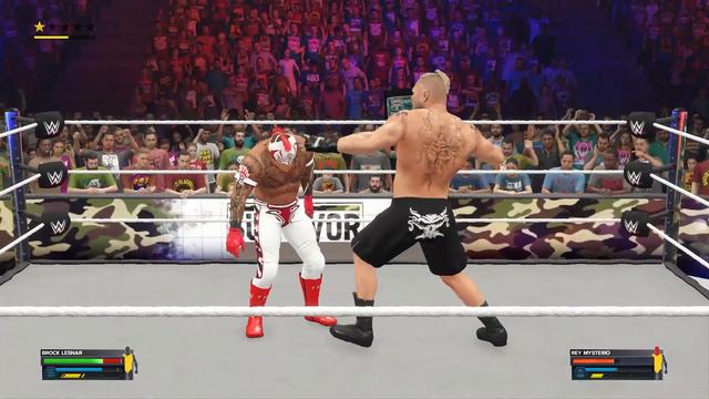 WWE2k23 Gameplay II Esports II Brock Lesner VS Rey Mysterio II Survivor Series Main Match II