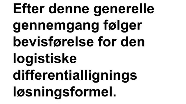 Den logistiske differentialligning tæller ab смотреть онлайн
