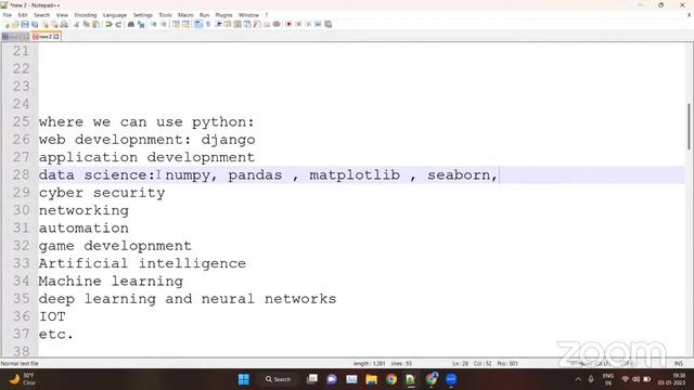 Python Training | Learn Full PYTHON Course for Beginners | Python Course Day 1 | English batch смотреть онлайн