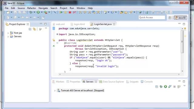 Web application Deployment. Java-web, Servlet and JSP 5 смотреть онлайн